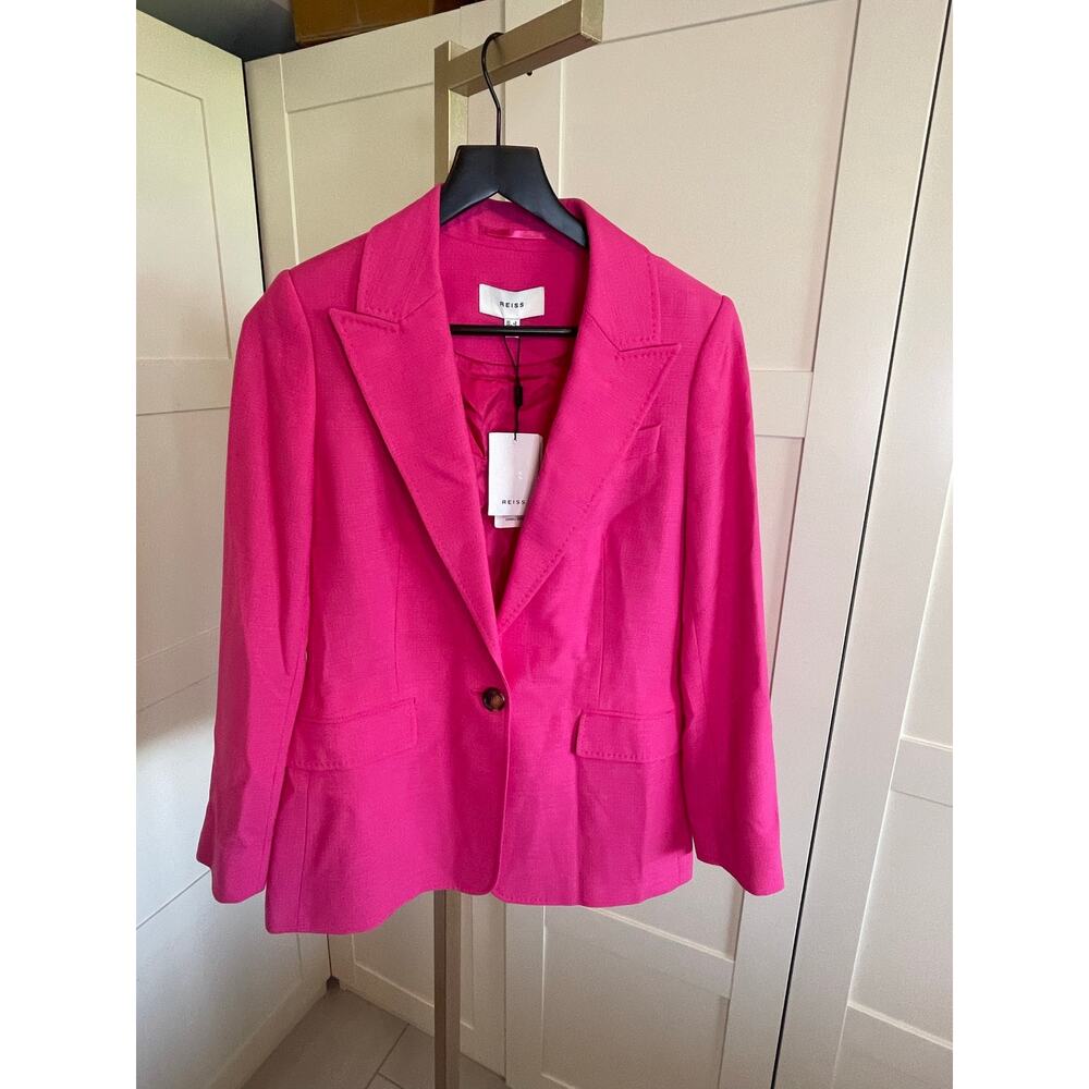 REISS Hewey Single Button Blazer NWT Size 2 - Picture 9 of 16